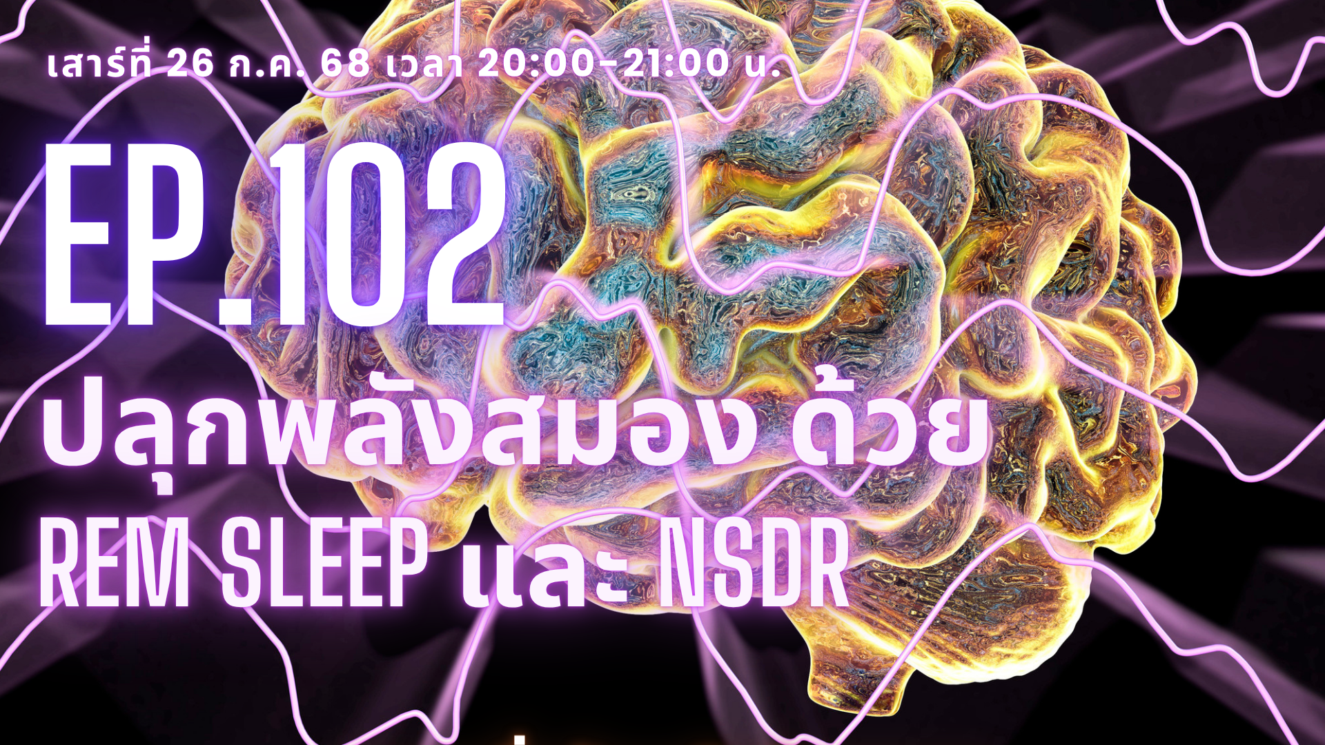 Ep.102 ปลุกพลังสมอง ด้วย REM Sleep และ NSDR