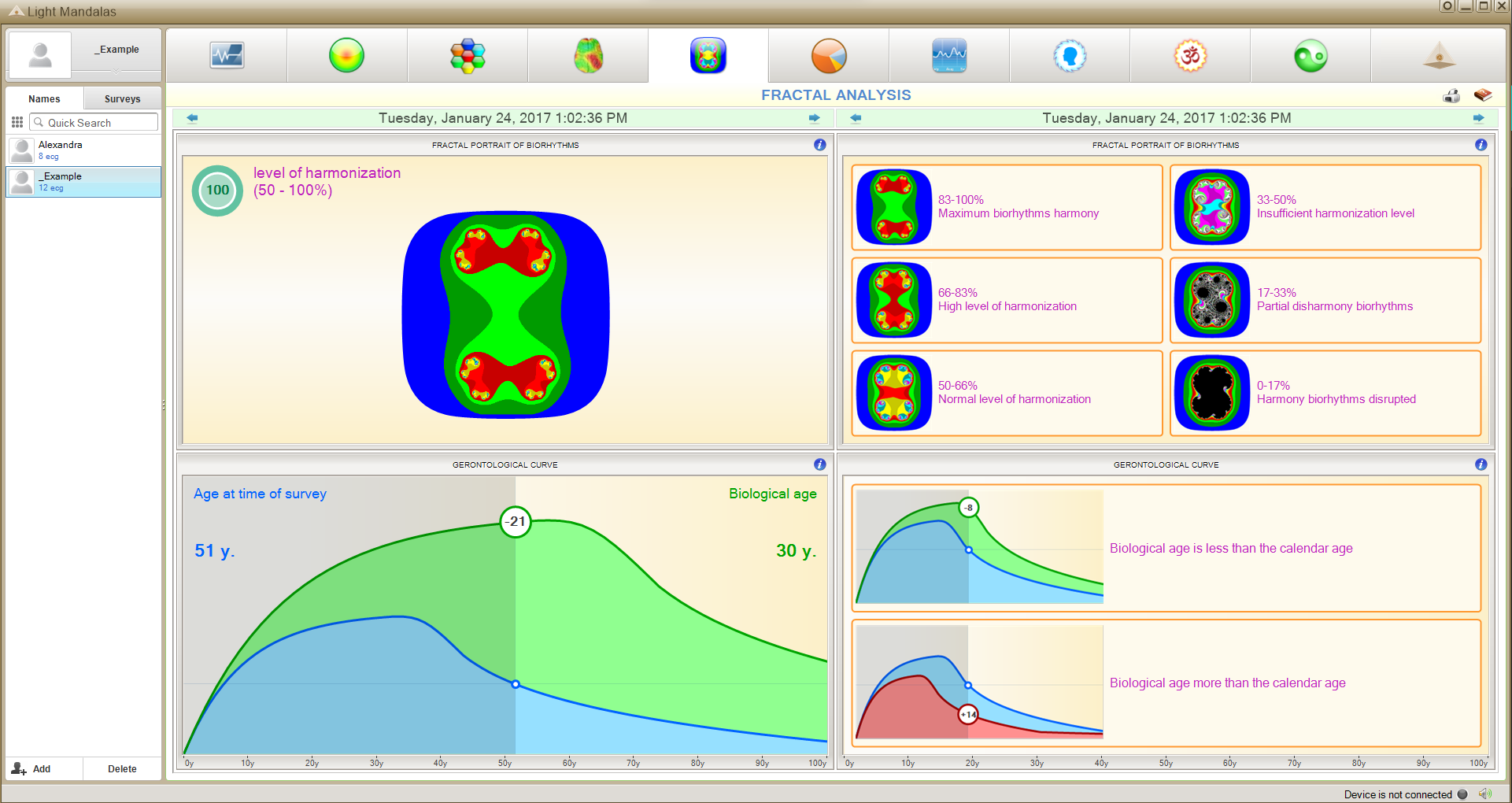 lightmandalas biomatrixscan fractalanalysis